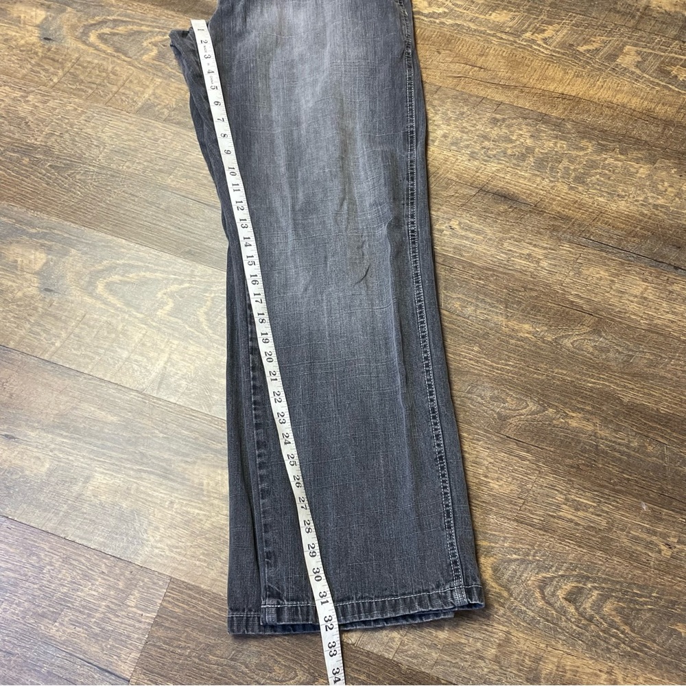Southpole Brown Tab Jeans Fade Gray Baggy Skater Men 34x32 Straight Relax Grunge - Picture 12 of 14